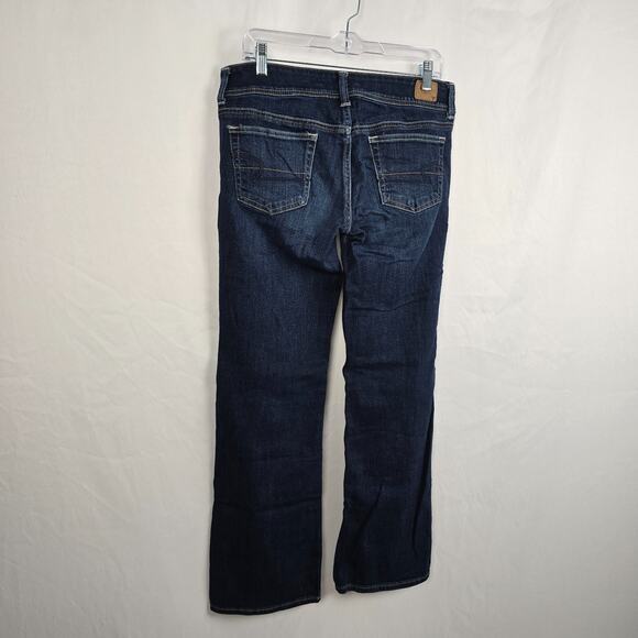 American Eagle Slim Boot Women's 10 Regular Stretch Blue Dark Wash - Picture 10 of 16